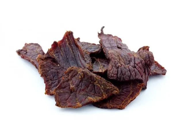 Real photo illustrating Beef jerky