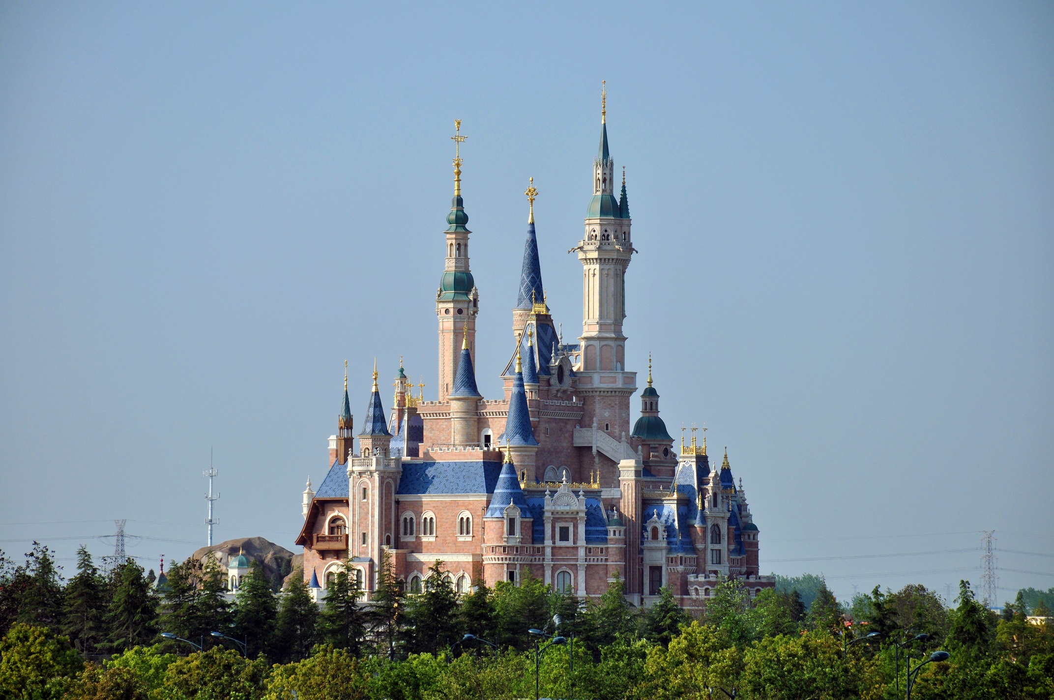 Enchanted Storybook Castle at Shanghai Disneyland (photographed 2016)