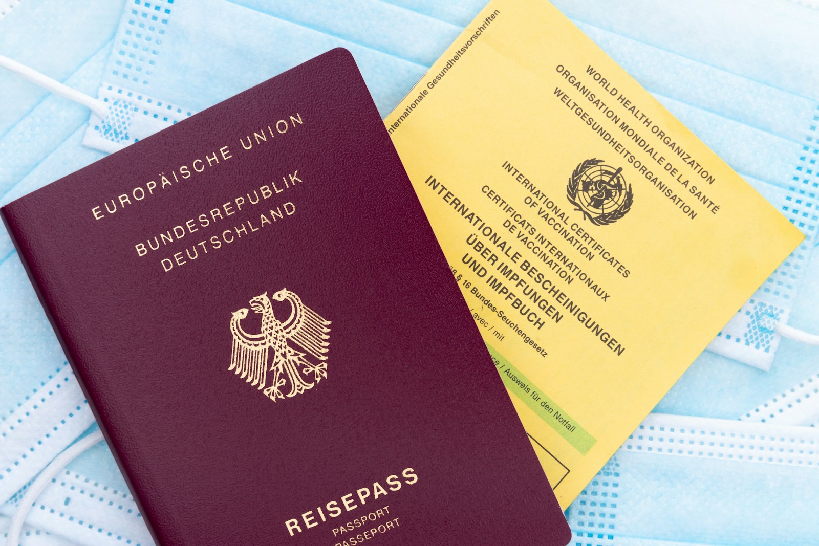Passport and travel health document